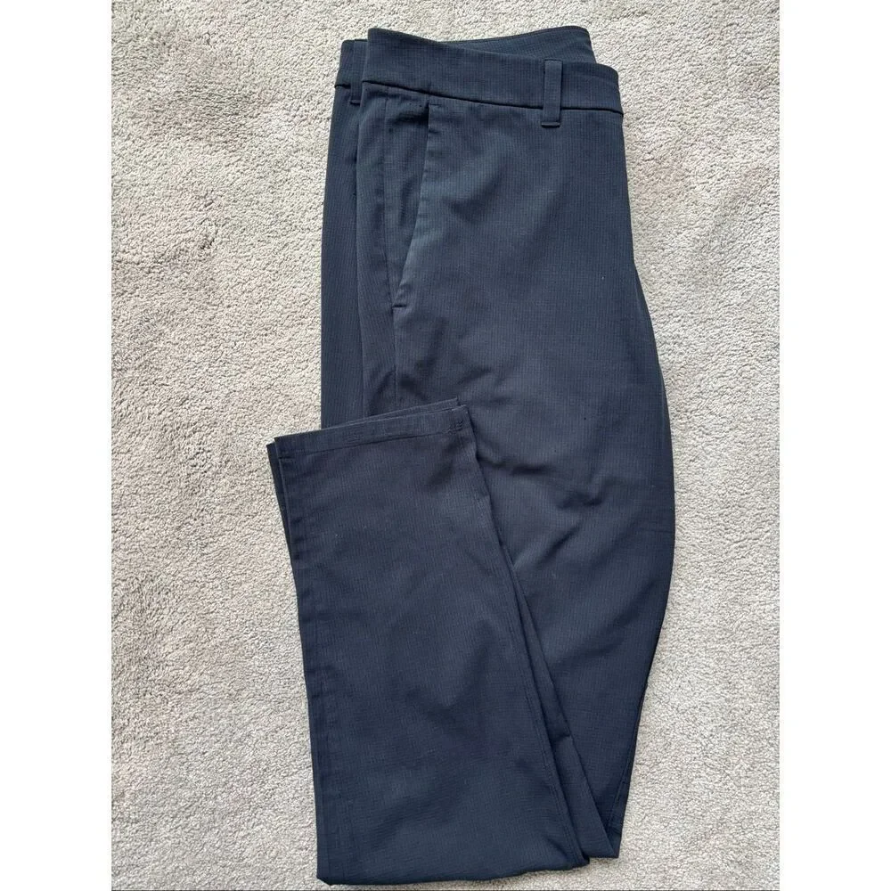 LULULEMON ABC Classic-Fit 5 Pocket Pant Warpstreme, navy $138 Sz 34 G3